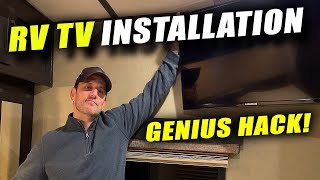 How to EASILY Install a TV in Your RV Using One Simple Trick [upl. by Packer]