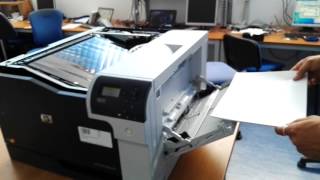 HP Color LaserJet CP5525 Print Quality Test dopo sostituzione MAINDRIVE  ALL SERVICES SRL [upl. by Sela81]