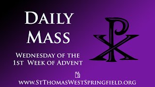 Daily Mass Wednesday December 6 2023 [upl. by Niwred346]