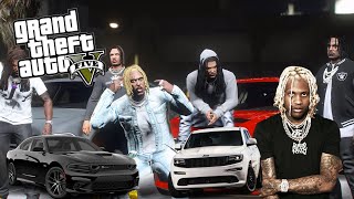 Lil Durk  Hellcats amp Trackhawks GTA MUSIC VIDEO [upl. by Akihsat]