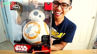 Disney Store Star Wars The Force Awakens  Talking BB8 Figure Unboxing amp Review [upl. by Donielle]