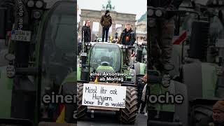 Protest von Landwirten wirkt Ampel nimmt Teil der Kürzungspläne zurück [upl. by Haisa]