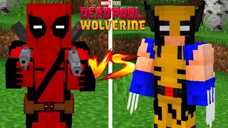 ADDON DEADPOOL amp WOLVERINE PARA MINECRAFT PEBEDROCK [upl. by Elag]