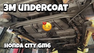 3M UNDERCOAT  RUSTPROOFING  HONDA CITY GM6 [upl. by Edivad565]