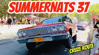 SUMMERNATS 37 CRUISE ROUTE FRIDAY [upl. by Canter]