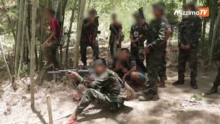 Welcome to the jungle Myanmars ethnic armed group teaches combat skills to coup protesters [upl. by Studner]