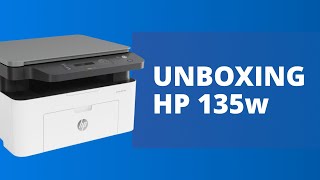 Unboxing laserové tiskárny HP laser MFP 135w – první dojmy [upl. by Ayek630]