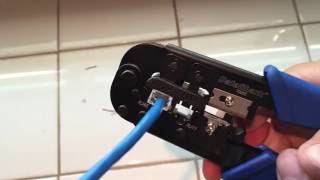 How to Crimp RJ45 Cat6 Ethernet Cable Crimping [upl. by Nick]