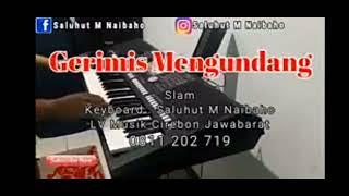 Karaoke lagu Gerimis mengundang [upl. by Yllrebmik]