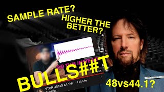 Which Sample Rate to use Does 48k sound better than 441k  Jack Joseph Puig [upl. by Margot258]