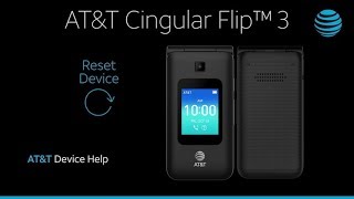 Learn How to ResetDevice on the ATampT Cingular Flip™ 3  ATampT Wireless [upl. by Kawasaki]