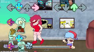 Friday Night Funkin FNF Spongebob parodies V35 Get Him Back V35 Gameplay [upl. by Olegnad]