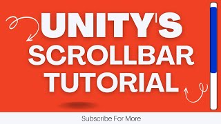 UNITYS SCROLLBAR TUTORIALEVERYTHING YOU NEED TO KNOW [upl. by Keever]