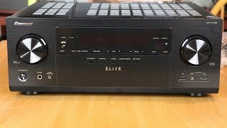 Pioneer Elite VSXLX302 Unboxing [upl. by Glaser]