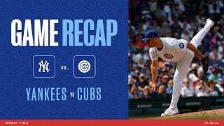 Game Highlights Cubs win game three vs New York  9824 [upl. by Coriss255]