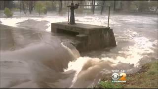 Rahway River Floods NJ Neighborhoods [upl. by Eanad]