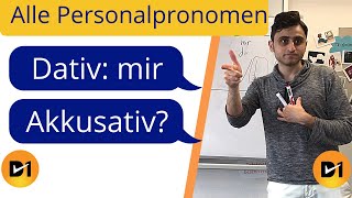 Personalpronomen im Dativ und Akkusativ [upl. by Heshum]