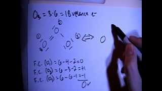 Ozone O3 Lewis Dot Structure [upl. by Chasse]