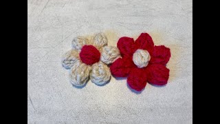 Tuto fleur rapide au crochet [upl. by Tye]