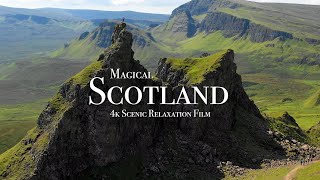 Magical Scotland  4K Scenic Relaxation Film with Calming Music [upl. by Kahler]