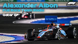 Alexander Albon Full Race Team Radio  2023 Qatar Grand Prix [upl. by Nylrak556]