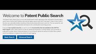 Using Patent Public Search Advanced to Search Designs [upl. by Yednil]