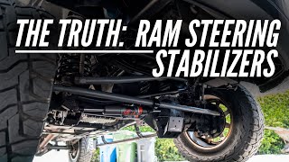 The Best Ram Steering Stabilizer Fox ATS Install [upl. by Waldack]