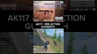 Fast Killing AK117  Red Action Gunsmith  CODM Battle Royale [upl. by Eizdnil]