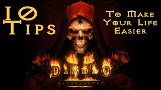 10 Essential TIPS for Diablo 2 Resurrected [upl. by Anoerb]