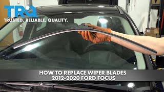 How to Replace Wiper Blades 20122020 Ford Focus [upl. by Anbul]