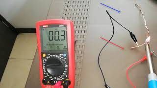 Fabricación y explicación de termocupla casera [upl. by Datnow584]