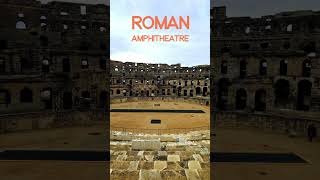 El Jem Tunisia  Incredible Beautiful Amphitheater Walking Through shorts travel tunisia [upl. by Any]