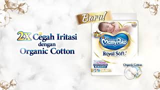 Pertama di Indonesia MamyPoko Royal Soft aorganic Cotton [upl. by Yecal]