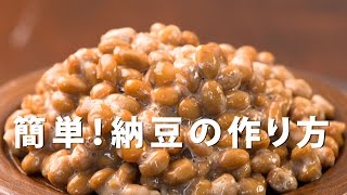 納豆のつくり方～納豆菌を使った簡単！納豆づくり～How to Make Natto  Homemade Natto Recipe [upl. by Adriene]