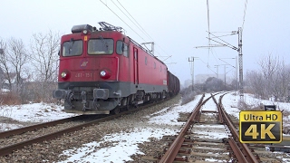 Rail traffic in Serbia  Petrovaradin 2017  Železnički saobraćaj u Srbiji 4K [upl. by Uri153]