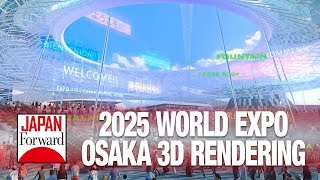 2025 World Expo Osaka 3D Rendering  JAPAN Forward [upl. by Norra]