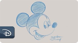 HowTo Draw Mickey Mouse  Contemporary [upl. by Leonora275]