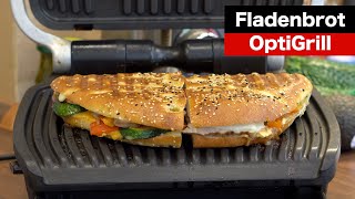 Fladenbrot im OptiGrill mit Pute amp Grillgemüse [upl. by Josler94]