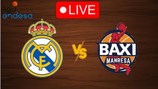 🔴 Live Real Madrid vs Manresa  Live Play By Play Scoreboard [upl. by Adnowal251]