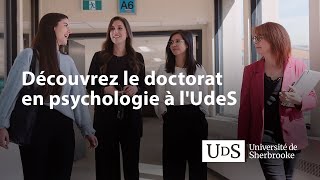 Découvrez le doctorat en psychologie à lUdeS [upl. by Ilac]