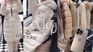 vlog 몽클레어 패딩  아보체  아보세트  우리가족 패딩 구입기  아이폰 16pro 언박싱  Moncler 언박싱  볼박이일상 [upl. by Ecallaw868]