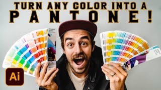 How to find pantone color code in Adobe Illustrator [upl. by Nodnarbal]