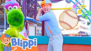 Take Me Out to the Ball game  Brand New BLIPPI Baseball Song  Classic Sports Songs For Kids [upl. by Une73]