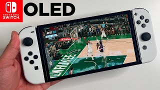 NBA 2K22 OLED Nintendo Switch Gameplay [upl. by Yeffej]