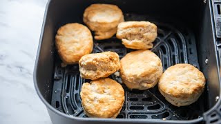 Air Fryer Frozen Biscuits with Time amp Temp [upl. by Melvyn]