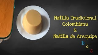 Natilla Tradicional Colombiana y una de Natilla de Arequipe [upl. by Assenov]