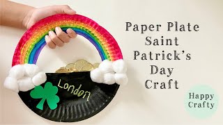 Awesome St Patricks Day Craft for Kids  DIY Paper Rainbow amp Pot of Gold [upl. by Nirrat]