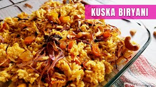 Kuska Biryani  How to make Kuska Biryani  Biryani Rice Recipe [upl. by Eirehc]