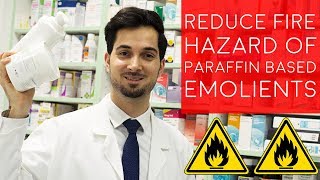 Fire Hazard With Paraffin Based Skin Products  Flammable Skin Creams  How To Reduce Fire Risk [upl. by Slaby]