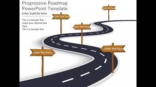 Progressive Roadmap PowerPoint Template [upl. by Lisha]